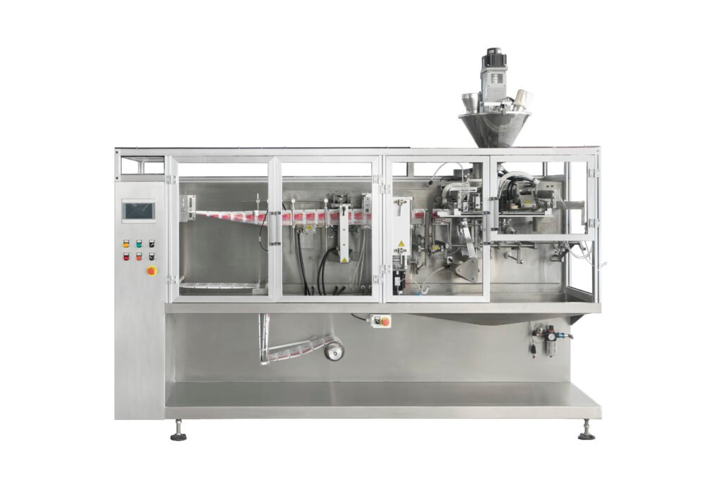 Automatic Horizontal Conditment Chili Powder Flat Pouch Sachet Packing Machine