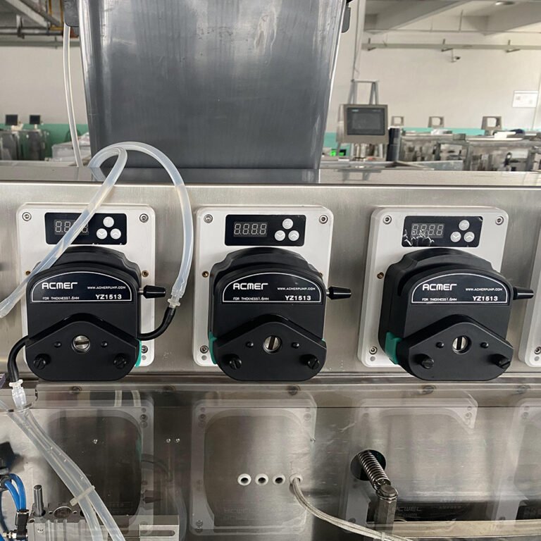 pump of the single-dose liquid filling and sealing machine