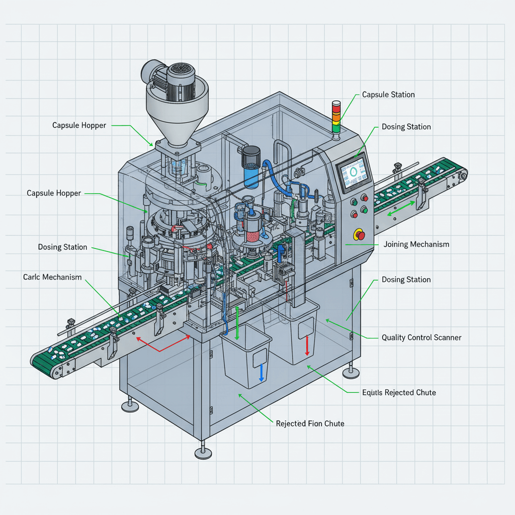 capsule filler working process