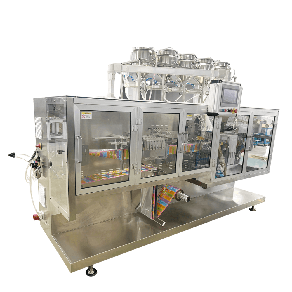 High Speed Twin String Multi Line Sachet Pouch Packaging Machine