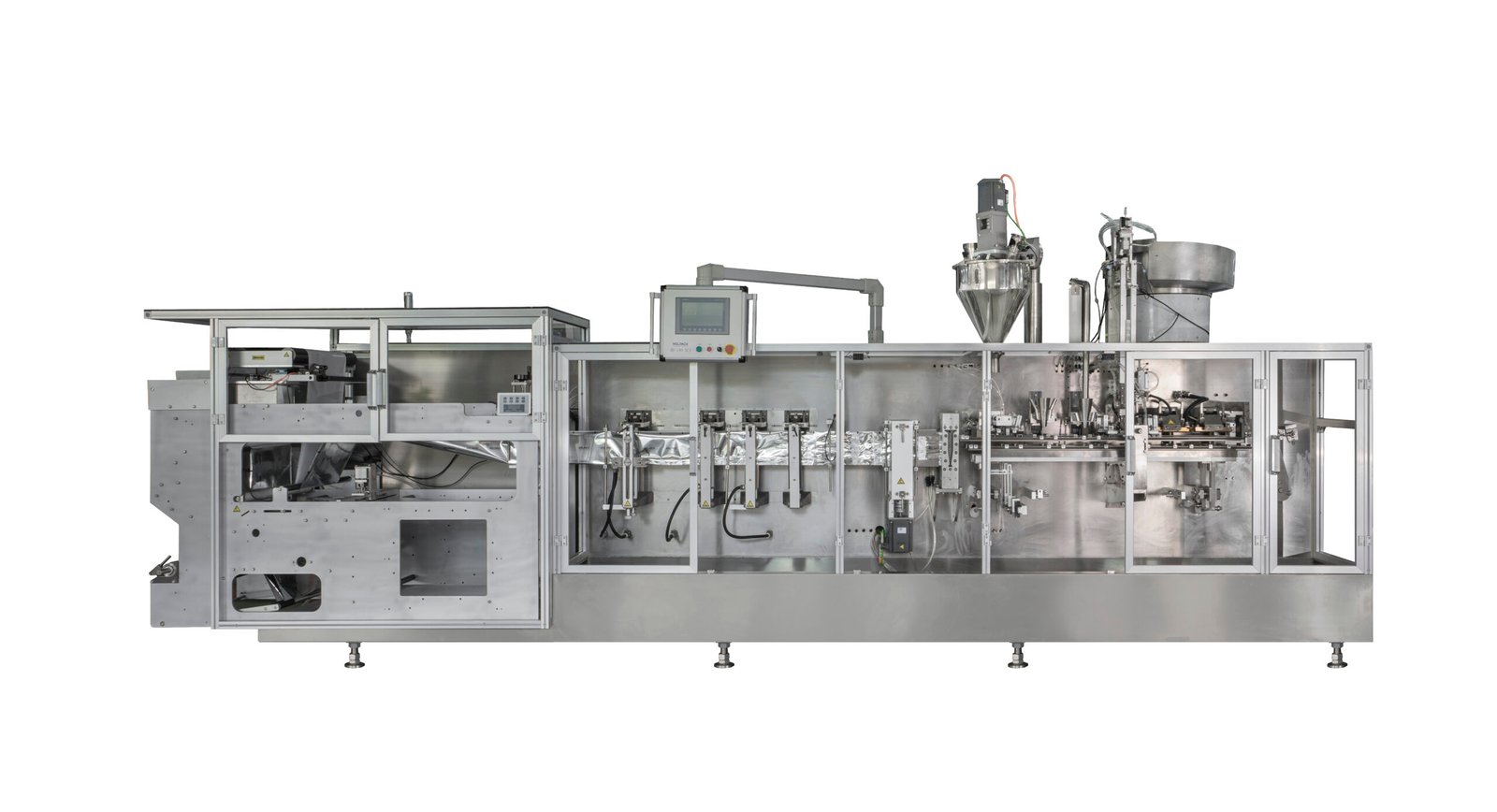 HMK- 1600 high-speed automatic doypack packaging machine for liquid and powder products
