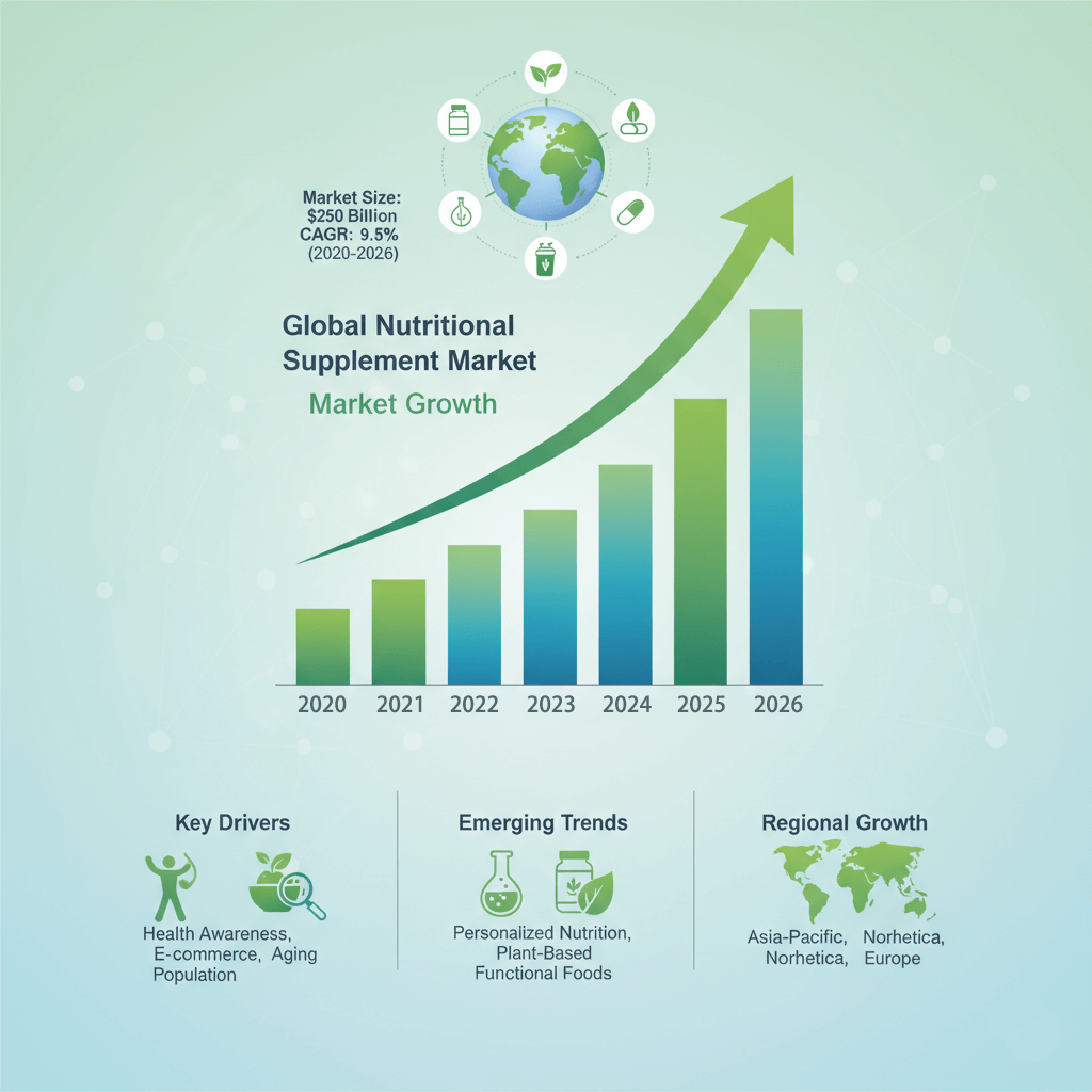 Global Nutraceuticals Market Growth Trend Chart
