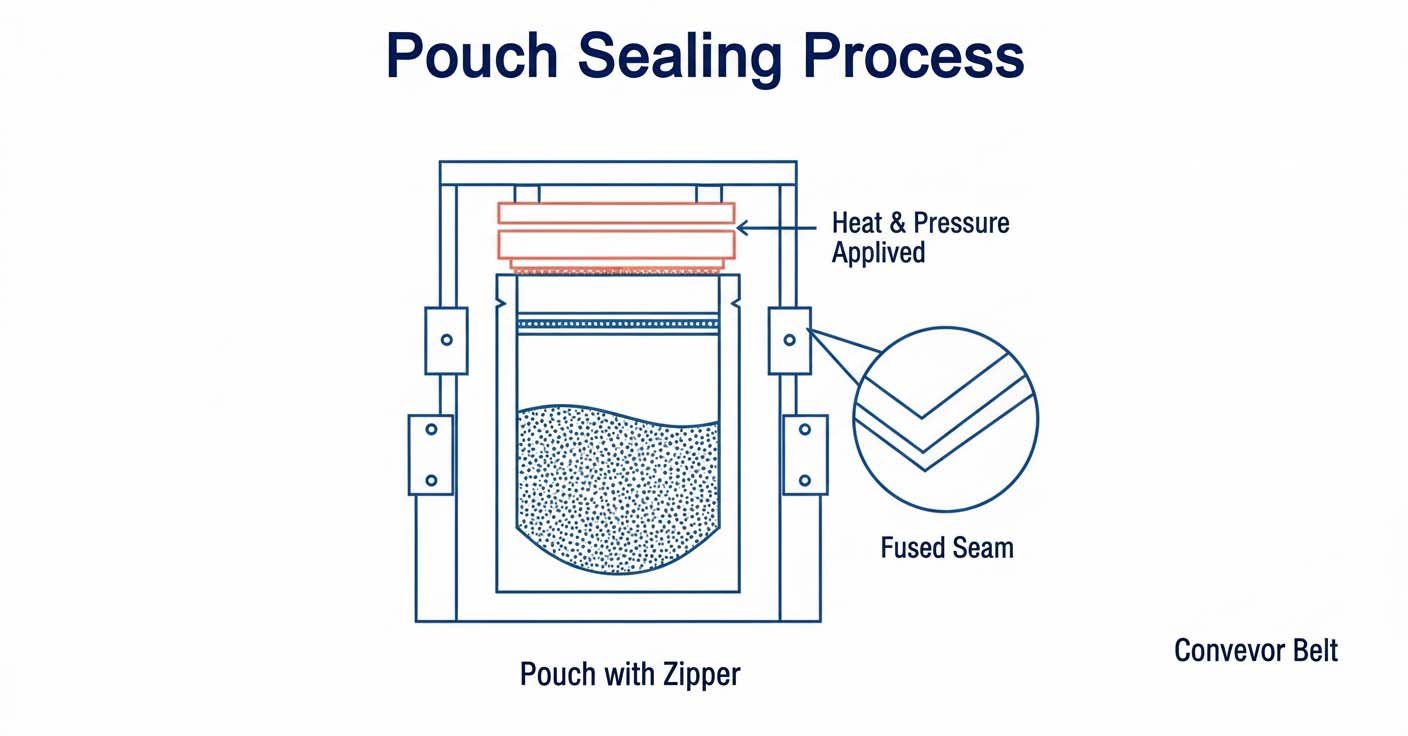 pouch sealing technology in automatic packaging machine