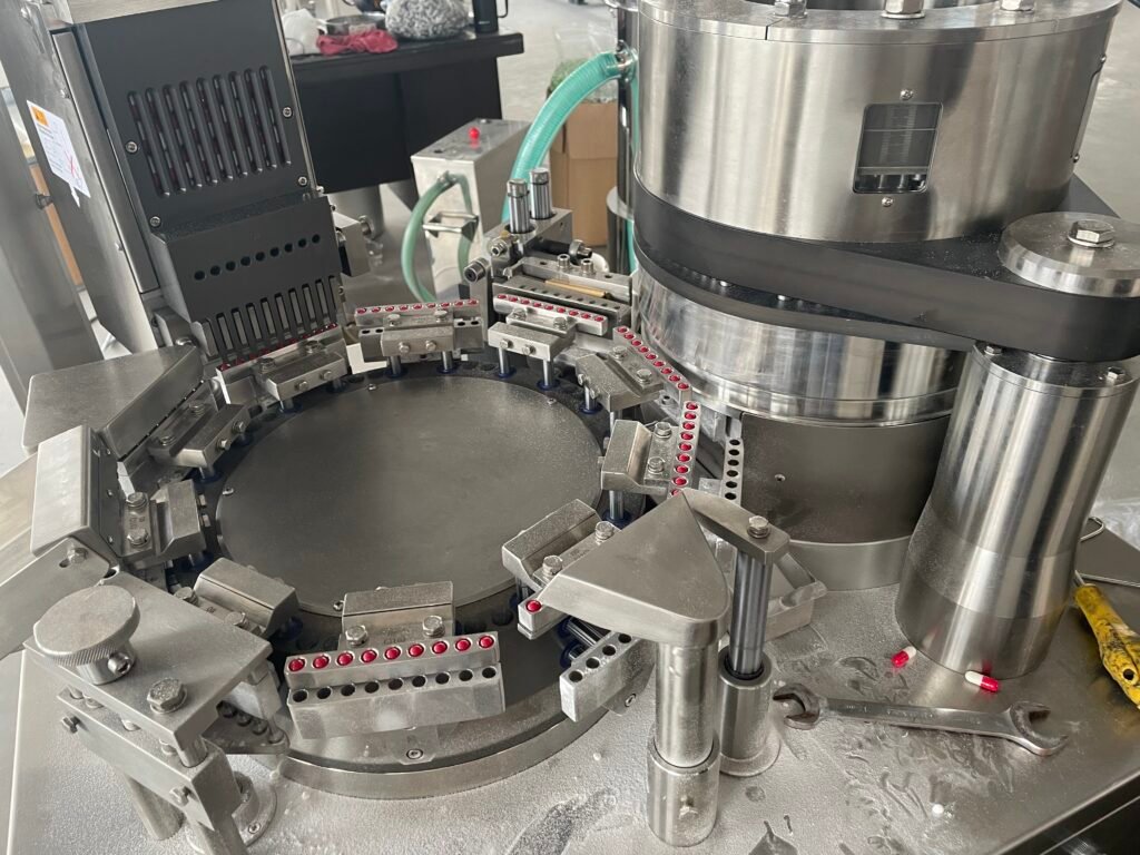 Display of Each Station of the Automatic Capsule Filling Machine