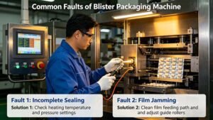 Detailed inspection of heating and forming stations to identify blister packaging machine problems and solutions。