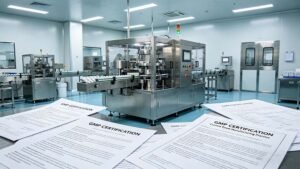 Trustar pharmaceutical packaging line featuring a GMP compliant pill blister packaging machine design。