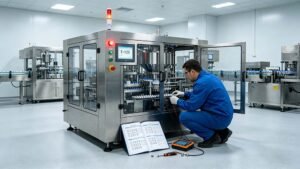 Manual quality check of capsule blisters to facilitate capsule blister machine problems troubleshooting.